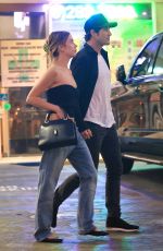 ASHLEY BENSON and Brandon Davis Out in West Hollywood 09/02/2024
