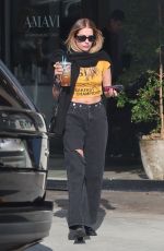 ASHLEY BENSON Leaves a Hair Salon in Los Angeles 09/25/2024