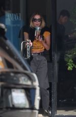 ASHLEY BENSON Leaves a Hair Salon in Los Angeles 09/25/2024