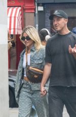 ASHLEY ROBERTS and George Rollinson Out in London 09/06/2024