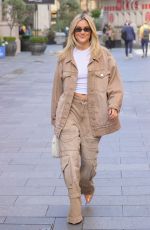 ASHLEY ROBERTS Arrives at Heart Breakfast Show in London 09/11/2024