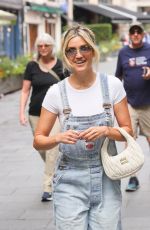 ASHLEY ROBERTS Arrives at Heart Radio in London 09/03/2024