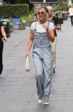 ASHLEY ROBERTS Arrives at Heart Radio in London 09/03/2024