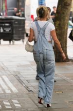 ASHLEY ROBERTS Arrives at Heart Radio in London 09/03/2024