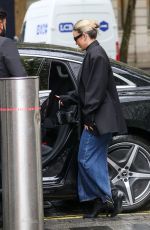 ASHLEY ROBERTS Arrives at Heart Radio in London 09/27/2024