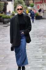 ASHLEY ROBERTS Arrives at Heart Radio in London 09/27/2024