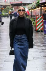ASHLEY ROBERTS Arrives at Heart Radio in London 09/27/2024