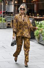 ASHLEY ROBERTS Leaves Heart Breakfast Show in London 09/09/2024