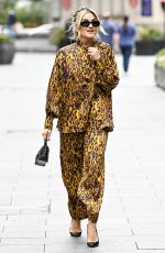 ASHLEY ROBERTS Leaves Heart Breakfast Show in London 09/09/2024