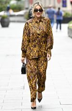 ASHLEY ROBERTS Leaves Heart Breakfast Show in London 09/09/2024