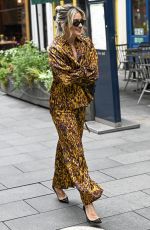 ASHLEY ROBERTS Leaves Heart Breakfast Show in London 09/09/2024