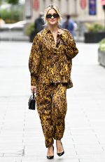 ASHLEY ROBERTS Leaves Heart Breakfast Show in London 09/09/2024