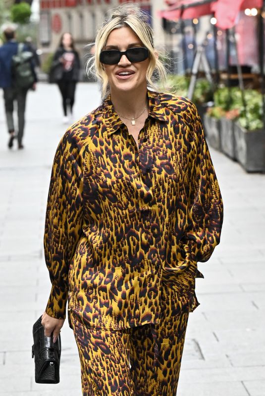 ASHLEY ROBERTS Leaves Heart Breakfast Show in London 09/09/2024