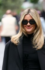 ASHLEY ROBERTS Leaves Heart Breakfast Show in London 09/24/2024
