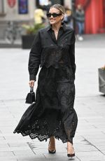 ASHLEY ROBERTS Leaves Heart Radio in London 09/10/2024