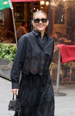 ASHLEY ROBERTS Leaves Heart Radio in London 09/10/2024