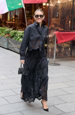 ASHLEY ROBERTS Leaves Heart Radio in London 09/10/2024