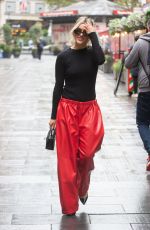 ASHLEY ROBERTS Outside Global Radio in London 09/25/2024