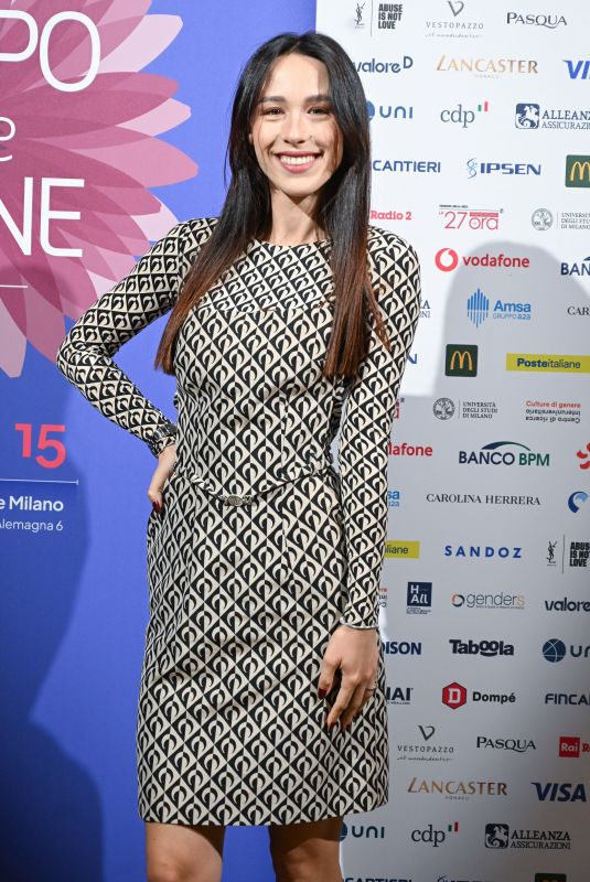 AURORA RAMAZZOTTI at The Time Of Women 2024 Photocall in Milan 09/13/2024