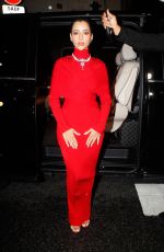BALQEES FATHI Arrives at Messika Show at Paris Fashion Week 09/26/2024