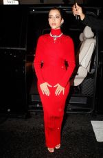 BALQEES FATHI Arrives at Messika Show at Paris Fashion Week 09/26/2024