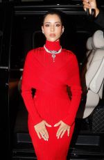 BALQEES FATHI Arrives at Messika Show at Paris Fashion Week 09/26/2024