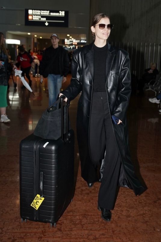 BARBARA PALVIN Arrives in Paris 09/22/2024