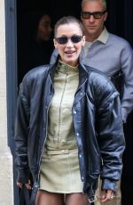 BELLA HADID Leaves a Fitting Session for YSL in Paris 09/23/2024