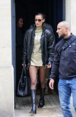BELLA HADID Leaves a Fitting Session for YSL in Paris 09/23/2024