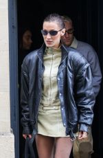 BELLA HADID Leaves a Fitting Session for YSL in Paris 09/23/2024