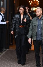 BELLA HADID Leaves Ritz Hotel in Paris 09/24/2024