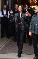 BELLA HADID Leaves Ritz Hotel in Paris 09/24/2024