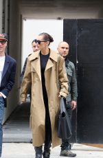 BELLA HADID Leaves Valentino Store in Paris 09/22/2024