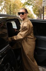 BELLA HADID Out and About in Paris 09/22/2024