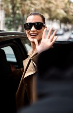 BELLA HADID Out and About in Paris 09/22/2024