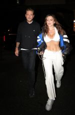 BELLA THORNE Arrives at Costes in Paris 09/27/2024