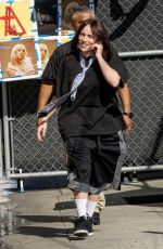 BILLIE EILISH Arrives at Jimmy Kimmel Live! in Hollywood 09/03/2024