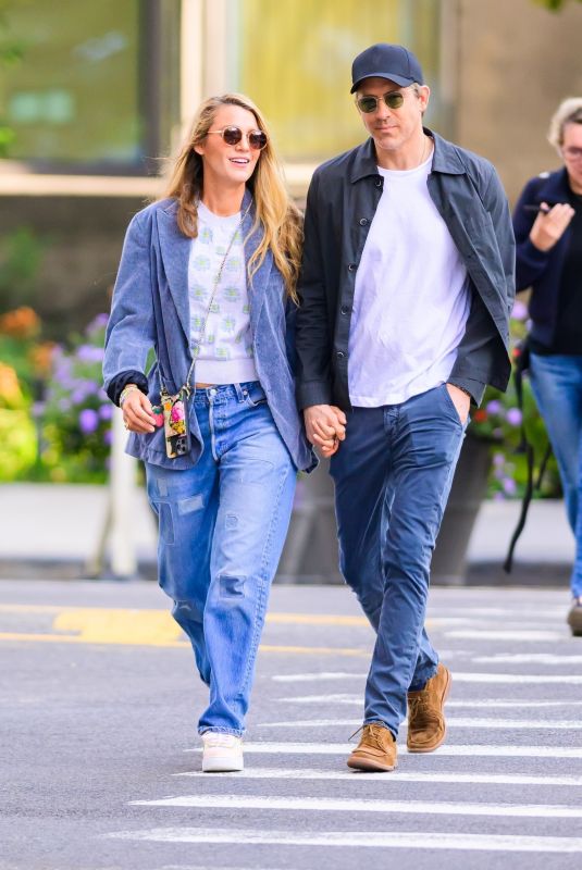 BLAKE LIVELY and Ryan Reynolds Out in New York 09/05/2024