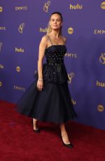 BRIE LARSON at 76th Emmy Awards at Peacock Theatre in Los Angeles 09/15/2024