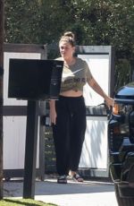 BRITTANY CATWRIGHT at Leaves Her Former Los Angeles Home 09/23/2024