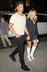 BRITTANY MAHOMES Out for Dinner in New York 09/08/2024