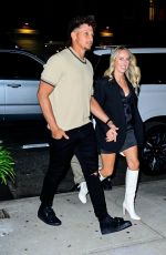 BRITTANY MAHOMES Out for Dinner in New York 09/08/2024