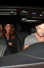 BROOKE BURKE and David Charvet at Catch Steak in Los Angeles 09/20/2024
