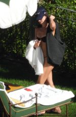 BROOKE SANSONE in Black Bikini in Moltrasio 09/15/2024