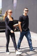 BROOKS NADER and Gleb Savchenko Arrives at Dancing with the Stars Rehearsals in Los Angeles 09/20/2024