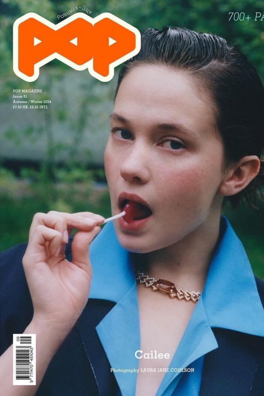 CAILEE SPAENY on the Cover of Pop Magazine, September 2024
