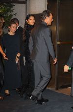 CAMILA ALVES and Matthew McConaughey Arrives at Caring for Women Dinner in New York 09/09/2024