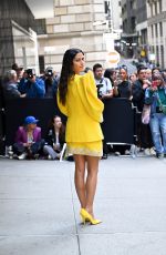CAMILA ALVES Arrives at Carolina Herrera Spring 2024 Fashion Show at New York Fashion Week 09/09/2024
