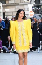 CAMILA ALVES Arrives at Carolina Herrera Spring 2024 Fashion Show at New York Fashion Week 09/09/2024