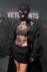 CAMILA CABELLO at Vetements SS25 Show at Paris Fashion Week 09/27/2024